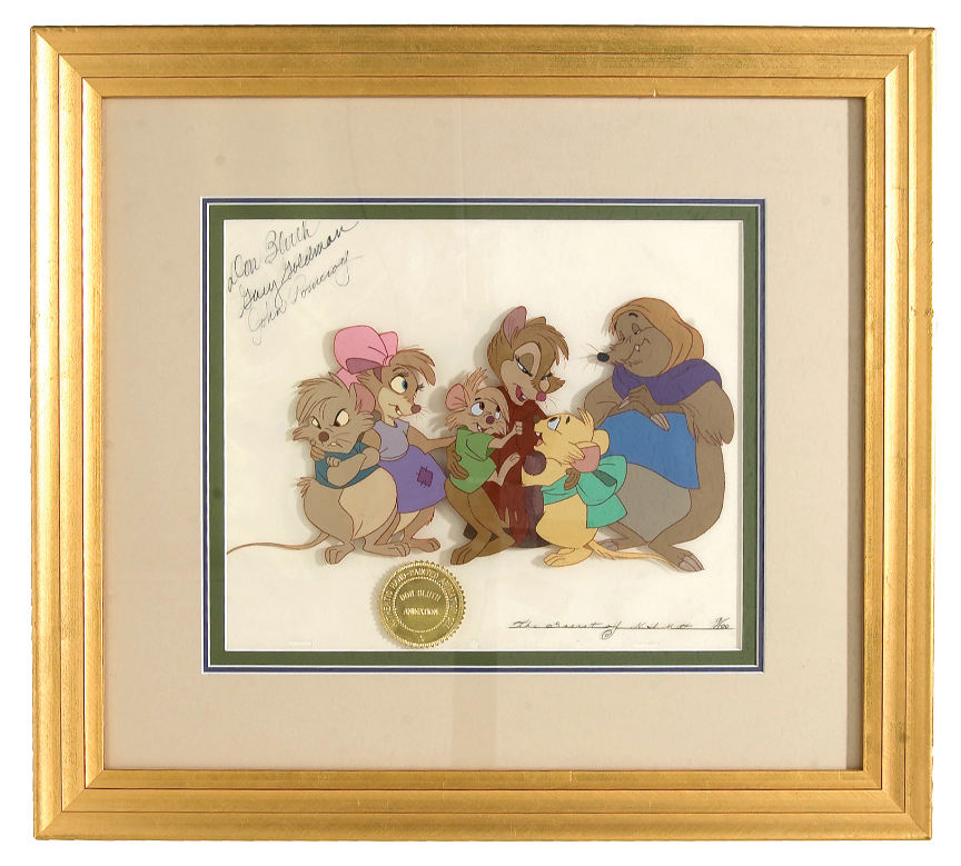 Hake's - “the Secret Of Nimh” Signed Animation Cel Display.