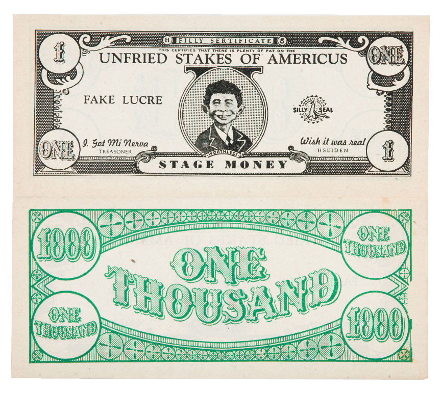 Mad magazine money