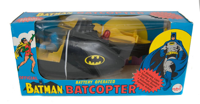 batman batcopter toy