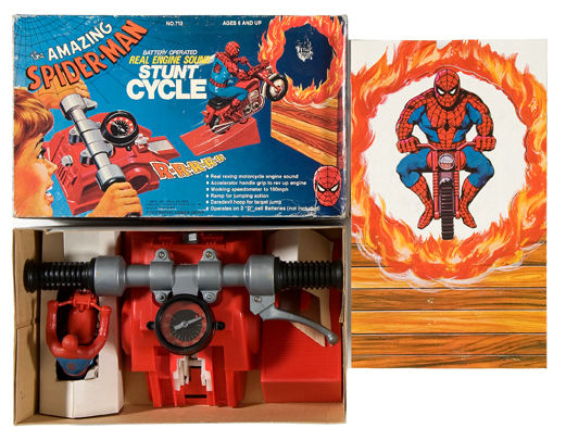 spider man stunt car toy