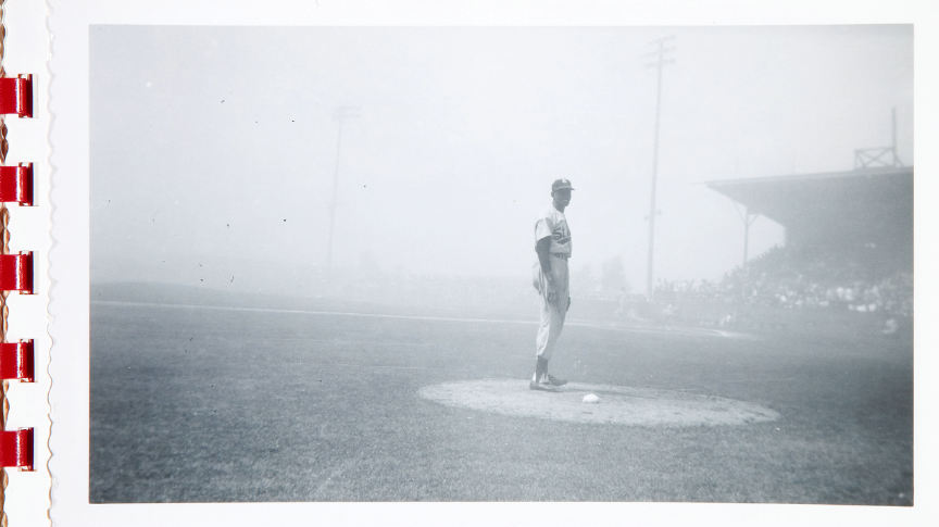 Hake's - SATCHEL PAIGE PITCHING IN 1953 CANDID SNAPSHOT PHOTO ALBUM.