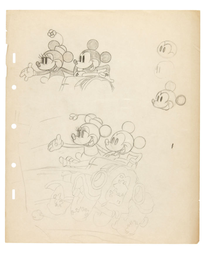 Hake's - MICKEY & MINNIE MOUSE 