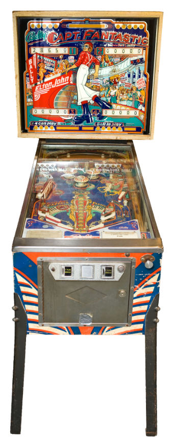 brown dirt cowboy pinball machine