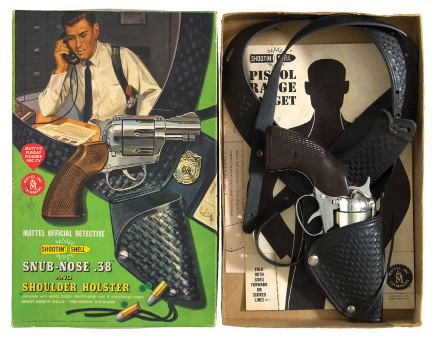 Hake's - “MATTEL OFFICIAL DETECTIVE SHOOTIN’ SHELL SNUB-NOSE .38 AND ...