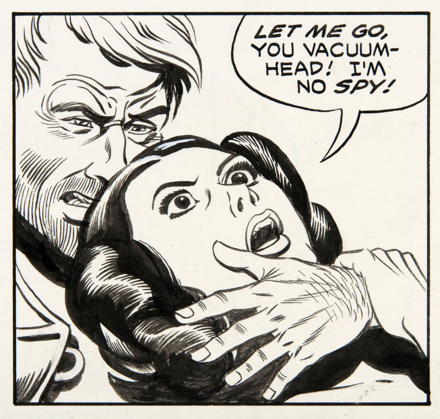 Hake S Star Wars Princess Leia Imperial Servant Sunday Page Original Art By Russ Manning