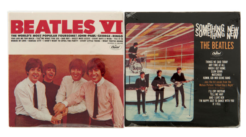 Hake's - THE BEATLES "CHU-BOPS" MINIATURE ALBUMS SET & DISPLAY.