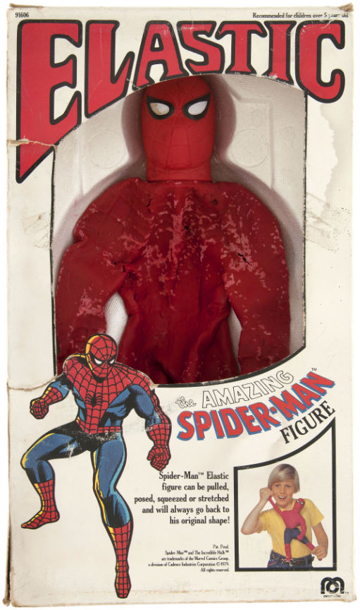 mego elastic spider man