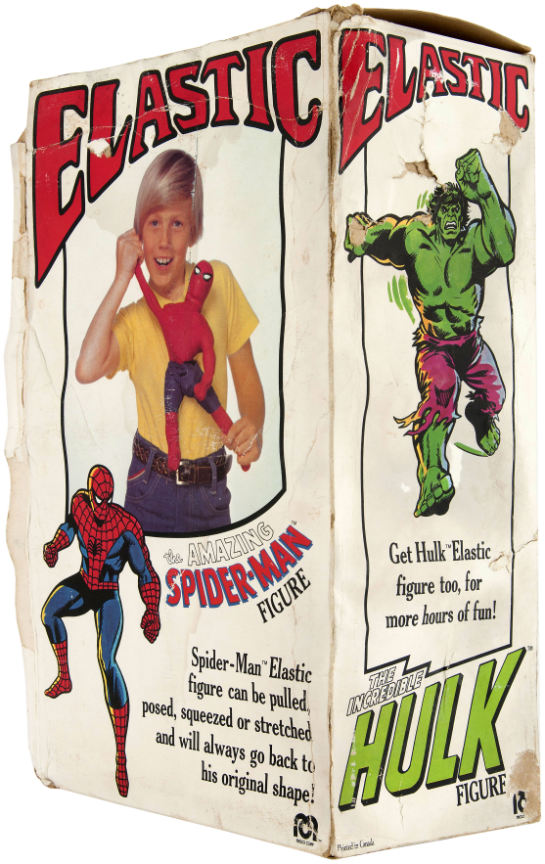 mego elastic spider man