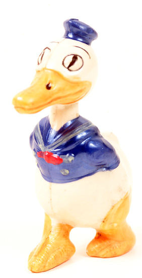 Hake's - DONALD DUCK PLASTER FILLED CELLULOID FIGURE.