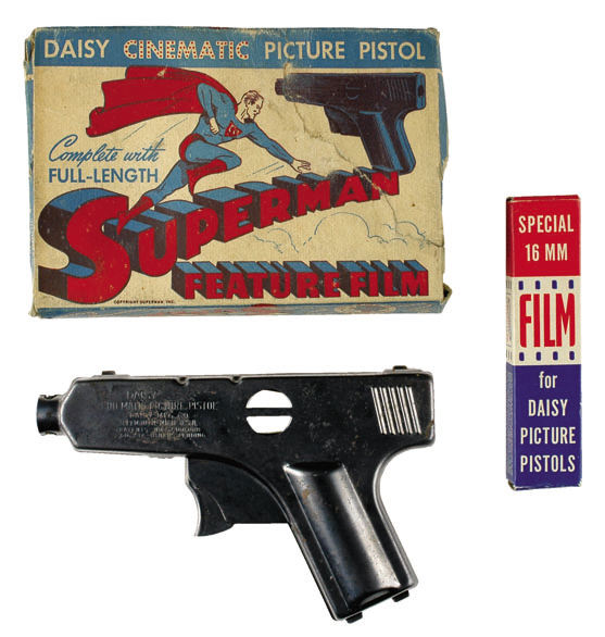 Hake's - “superman Daisy Cinematic Picture Pistol.”