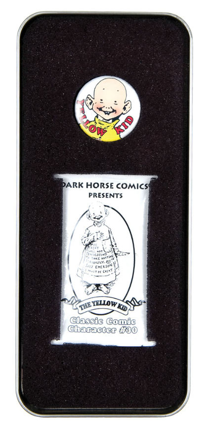 Hake's - DARK HORSE COMICS CLASSIC COMIC CHARACTER STATUE/BUTTON TINS  COMPLETE SET.