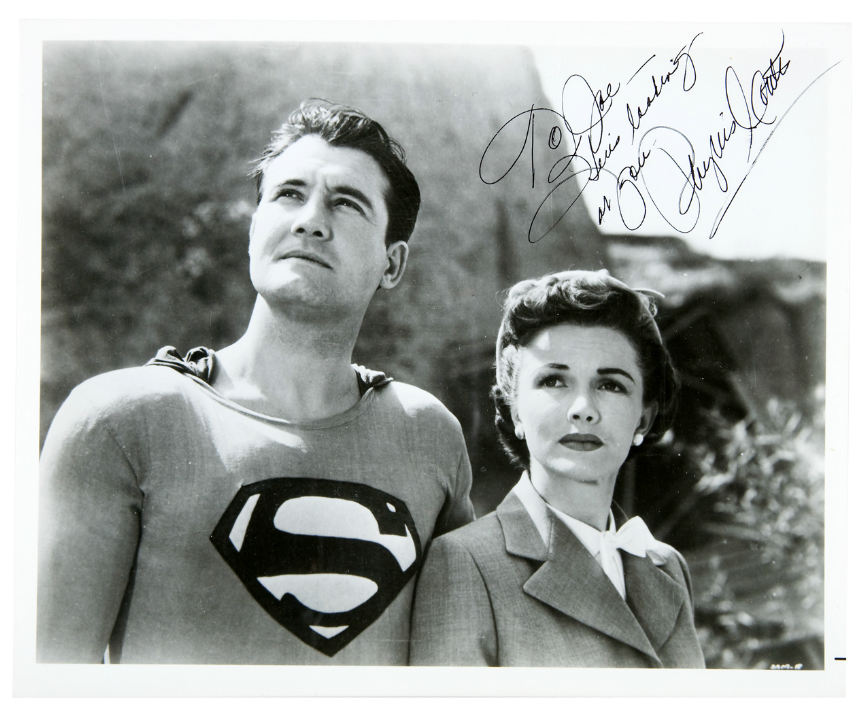 Hake's - KIRK ALYN/NOEL NEILL/PHYLLIS COATES SUPERMAN AUTOGRAPHED PHOTO ...