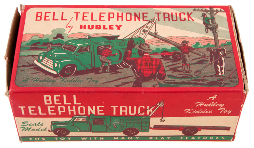 hubley bell telephone truck