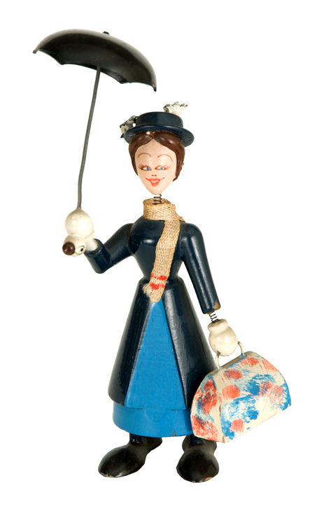 Hake's - MARY POPPINS BOBBING HEAD FIGURE.