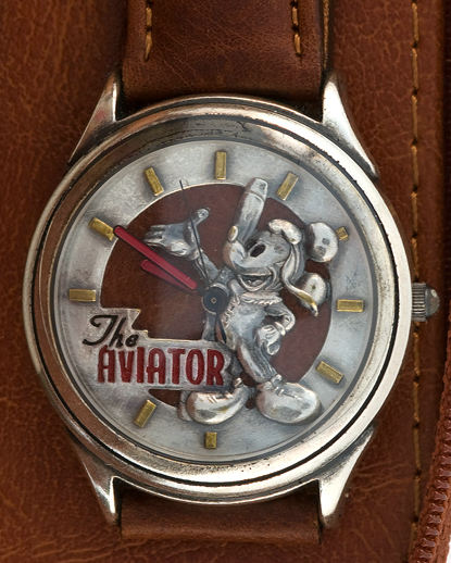 mickey aviator watch