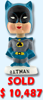 Japanese Bat Man Bobble Head Figure