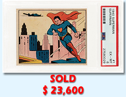 Superman #1 Gum Card